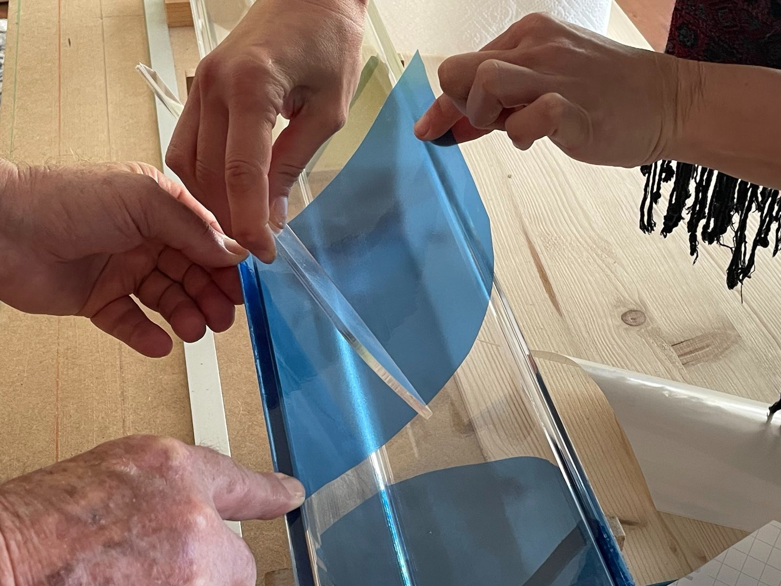 Workshop 2024 bei Christina Suter und Juliette Kaltenrieder Farag - Arbeit am Prisma von Sigfried Schertenleib